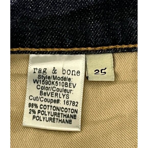Rag & Bone Beverly Low-Rise Slim Ankle Jeans (Waist 28) - Made in USA - Picture 9 of 10